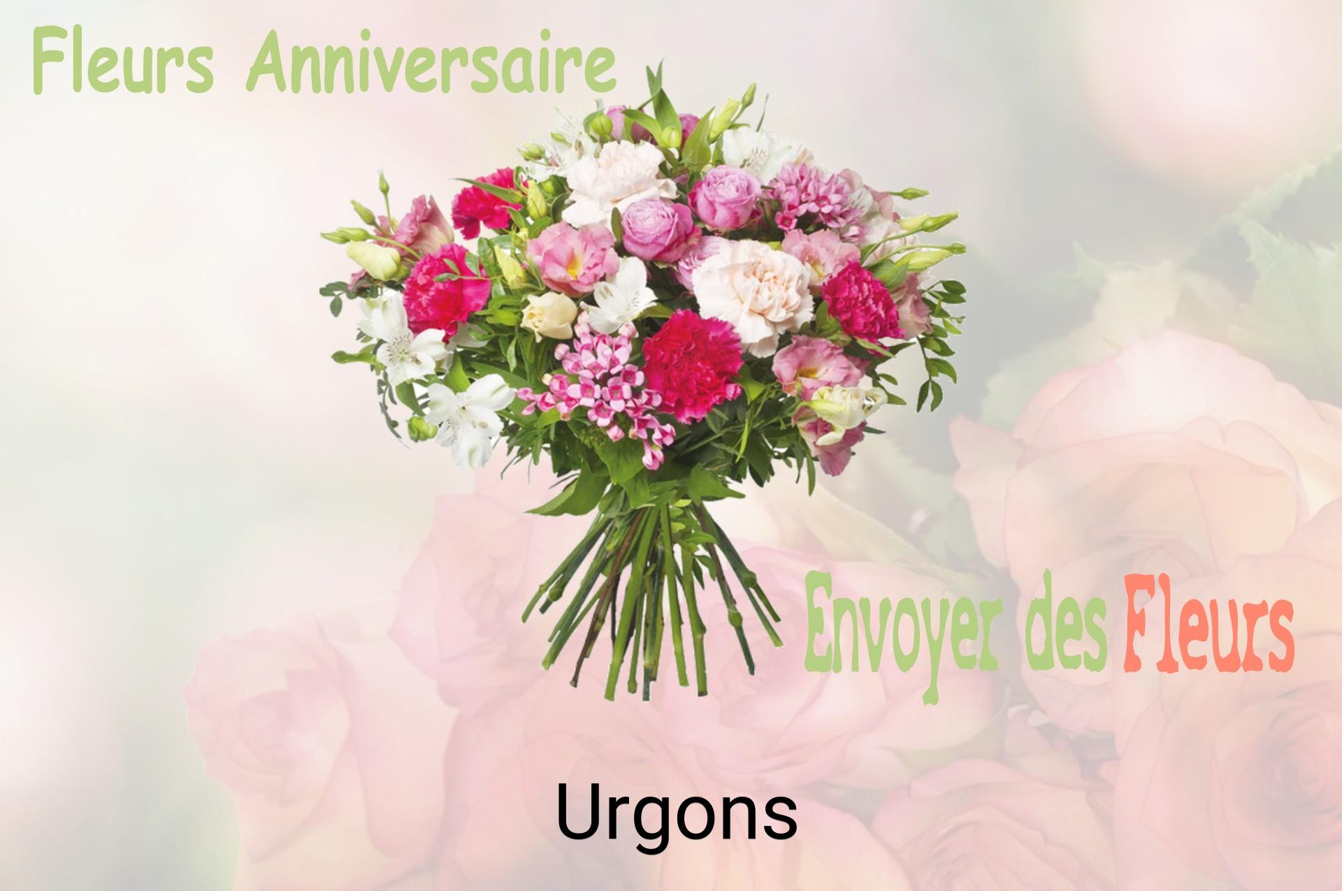 Bouquet de fleurs d’anniversaire livré à Urgons